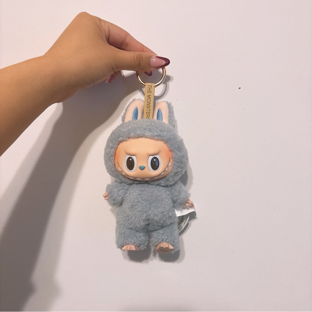 Authentic POP MART exciting macaron labubu-sea salt coconut